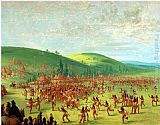 Indian Ball Game by George Catlin